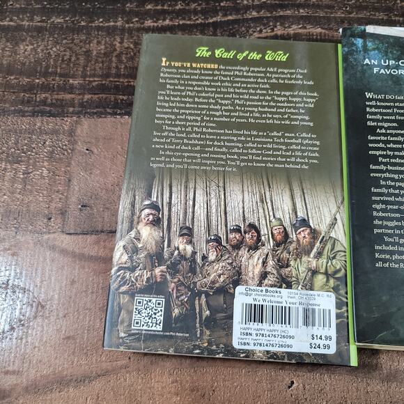 Duck Dynasty 3 Book Lot Si-Cology..Happy,Happy,Happy.. The Duck Commander Family - Picture 5 of 7